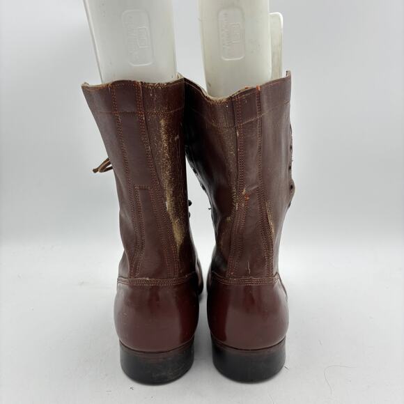Vintage WWII 1942 Paratrooper Jump Boots International Shoe Co. 9 D main image 16